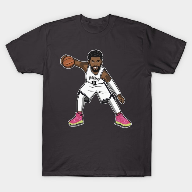 Kyrie Irving Cartoon Style - Home T-Shirt by ray1007